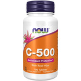 NOW® Foods Vitamin C 500 mg cu Măceșe