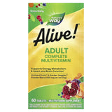 Nature’s Way® Alive!® Adult Complete Multivitamin - complex complet de vitamine și minerale, 60 comprimate