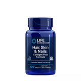 Life Extension® Hair, Skin & Nails Collagen Plus Formula - colagen, keratină și nutrienți pentru piele, păr și unghii, 120 comprimate
