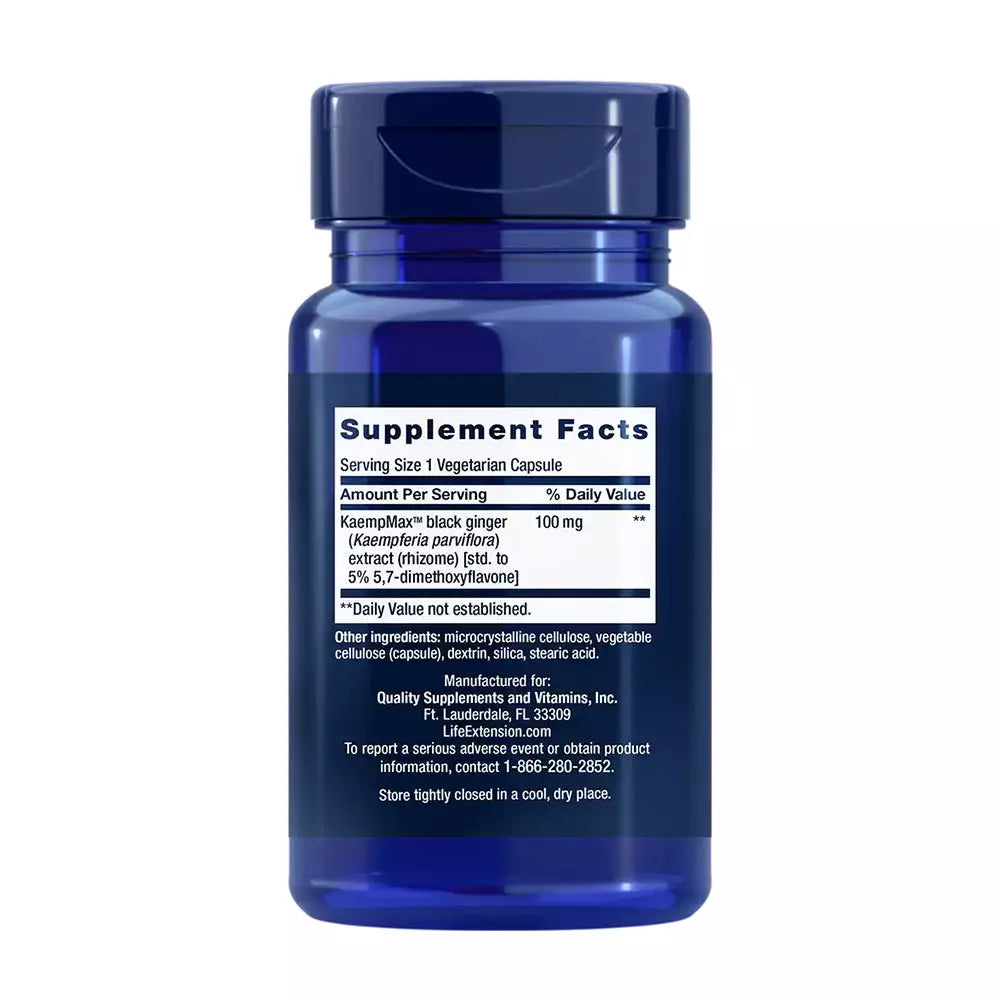 Life Extension® Male Vascular Sexual Support - suport pentru funcția sexuală și circulația sanguină masculină, 30 capsule vegetale