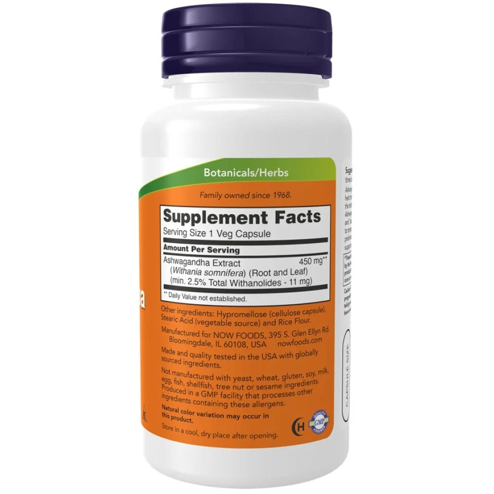 NOW® Foods Aswagandha 450mg